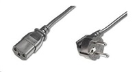PremiumCord napájecí kabel 240V, délka 5m CEE7 pravoúhlý/IEC C13 KPSP5