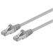 Premiumcord Patch kabel CAT 6a S-FTP,RJ45-RJ45,LSOH, AWG 26/7 0,25m šedá