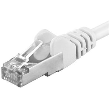 Premiumcord Patch kabel CAT6a S-FTP, RJ45-RJ45, AWG 26/7 10m bílá sp6asftp100W