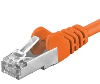 Premiumcord Patch kabel CAT6a S-FTP, RJ45-RJ45, AWG 26/7 7m oranžová sp6asftp070E