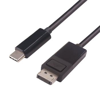 PremiumCord Převodník kabel 2m USB3.1 na DisplayPort, rozlišení 4K*2K@30Hz ku31dp02