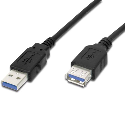 PremiumCord Prodlužovací kabel USB 3.0 Super-speed 5Gbps A-A, MF, 9pin, 1m KU3PAA1BK