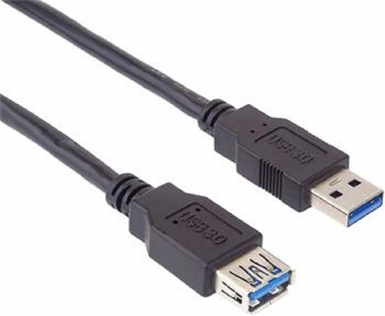 PremiumCord Prodlužovací kabel USB 3.0 Super-speed 5Gbps A-A, MF, 9pin, 2m ku3paa2bk