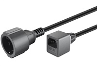 PREMIUMCORD Prodlužovací přívod 230V s EURO konektorem C14 (IEC connection) , 20cm ppu1-01