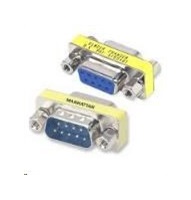 PREMIUMCORD Redukcia sériového portu 9M / 9F, krátka (Canon 9 pin)