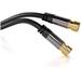 PremiumCord Satelitní antenní HQ kabel F male - F male (135 dB) 4x stíněný 1,5m kjqsat015