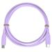 PremiumCord Silikónový kábel USB-C 60W 480Mbps fialový extra mäkký a robustný kábel dlžky 1,5m ku31sa15v