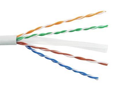 PremiumCord TP Kabel 4x2,lanko UTP Cat6 AWG24/7,čistá měď 305m sutpl6c3