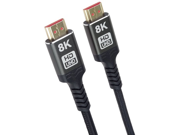 PremiumCord ULTRA HDMI 2.1 High Speed + Ethernet kabel 8K@60Hz,zlacené 1m kphdm21b1