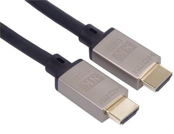 PremiumCord Ultra High Speed HDMI 2.1 kabel 8K@60Hz, 4K@120Hz délka 0,5m kovové pozlacené konektory kphdm21k05