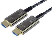 PREMIUMCORD Ultra High Speed HDMI 2.1 optický fiber kabel 8K@60Hz, zlacené 50m kphdm21t50