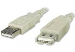 PremiumCord USB 2.0 kabel prodlužovací, A-A, 0,5m