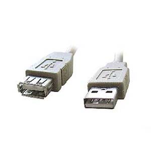 PremiumCord USB 2.0 kabel prodlužovací, A-A, 3m