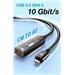 PremiumCord USB 3.2 Gen 2 repeater a prodlužovací kabel C-Male-A-Female, 10Gbps Aluminium 10m ku3rep10bl