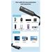 PremiumCord USB 3.2 Gen 2 repeater a prodlužovací kabel C-Male-A-Female, 10Gbps Aluminium 10m ku3rep10bl