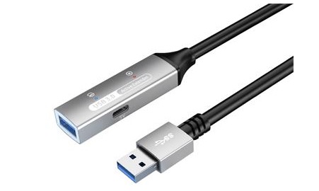 PremiumCord USB 3.2 repeater a predlžovací kábel Male-Female, 5Gbps Aluminium 20m ku3rep20al