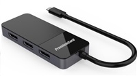 PremiumCord USB-C (DP1.4) na 3x DP1.4 MST 8K Adapter extended, mirror, duplicate režimy zobrazení na třech moni ku31dp08