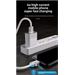 PremiumCord USB-C kabel s tlačítkem pro odpojení USB-C jednou rukou, rychlé nabíjení 6A, bavlněný oplet 2m ku31co2