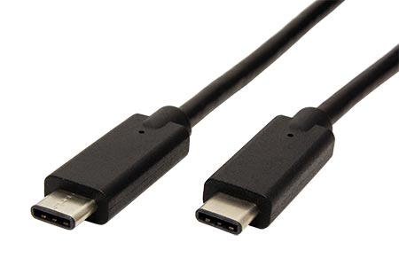 PremiumCord USB-C kabel ( USB 3.1 generation 2, 3A, 10Gbit/s ) černý, 1m ku31cg1bk