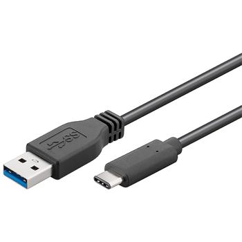 PremiumCord USB-C/male - USB 3.0 A/Male, černý, 2m ku31ca2bk