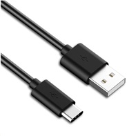 PremiumCord - USB kabel - USB-C (M) do USB (M) - USB 3.1 - 3 A - 2 m - lisovaný - černá KU31CF2BK