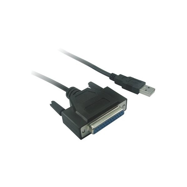PremiumCord USB printer kabel USB na paralelní port (DB25F) kuprint2