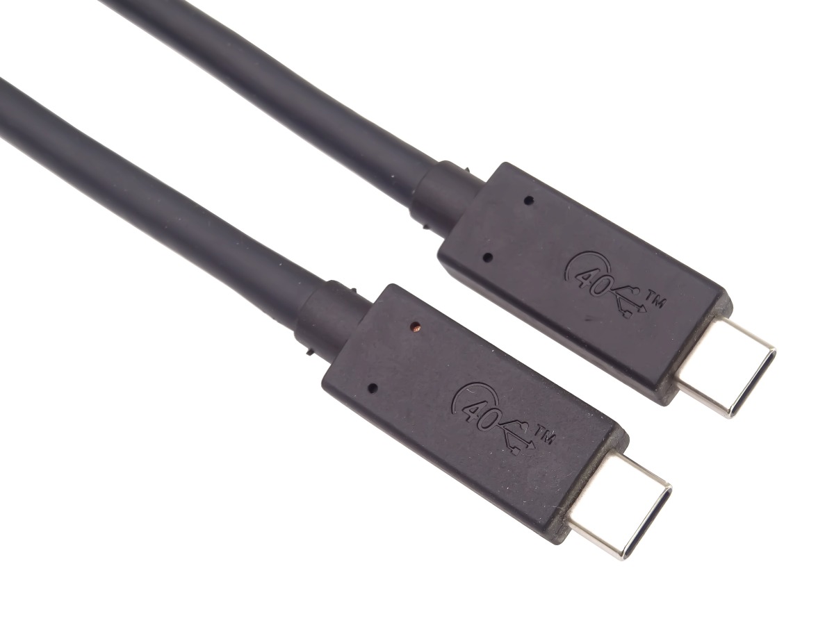 PremiumCord USB4™ 40Gbps 8K@60Hz kabel Thunderbolt 3 délka: 1,2m ku4cx12bk
