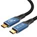 PremiumCord USB4™ Version2.0 80Gbps 16K@60Hz 240W Thunderbolt 3 a 4 kabel 0,8m ku4ca08