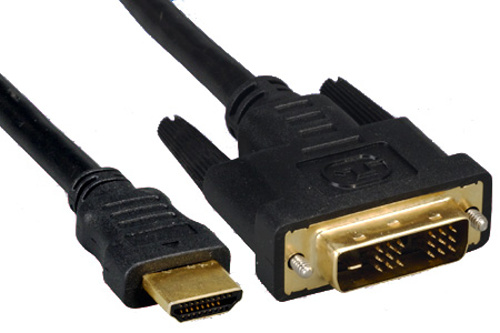 PremiumCord - Video kabel - HDMI / DVI - HDMI (M) do DVI-D (M) - 3 m - dvojnásobně stíněný - černá KPHDMD3