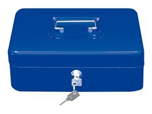 Přenosná pokladna WEDO 200, modrá 145203H