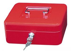 Přenosná pokladna WEDO 300, červená 145402H