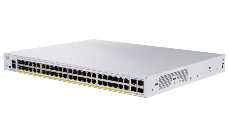 Prepínač Cisco CBS350-48FP-4G, 48xGbE RJ45, 4xSFP, PoE+, 740W CBS350-48FP-4G-EU-RF