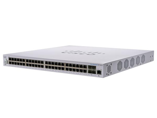 Prepínač Cisco CBS350-48T-4G, 48xGbE RJ45, 4xSFP CBS350-48T-4G-EU-RF
