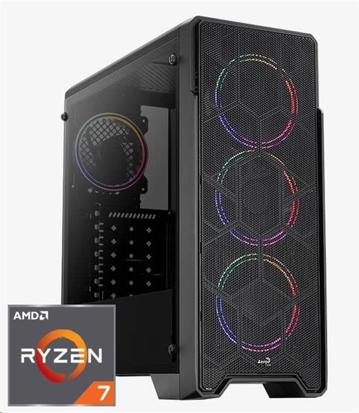 PRESTIGIO Gamer, Ryzen 7 5700X, RX7600XT/16GB, 32GB, SSD 1TB, CR, FDOS PSGR757D32S1T76XTN