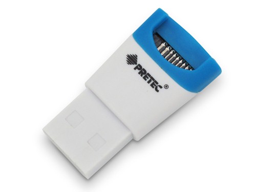 Pretec V102 USB 2.0 microSD/SDHC Card Reader