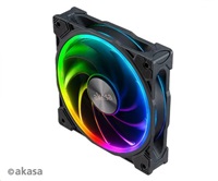 přídavný ventilátor Akasa SOHO AR LED 12 cm RGB AK-FN108