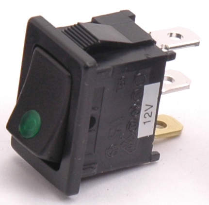 PRIMECOOLER LED Rocker Switch Square Green