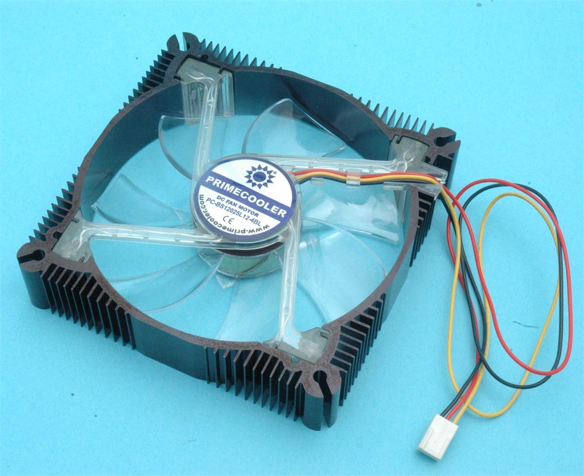 PRIMECOOLER PC-AB12025L12-4GL ALUMINIUM BLACK 4 GREEN LED ID0005439