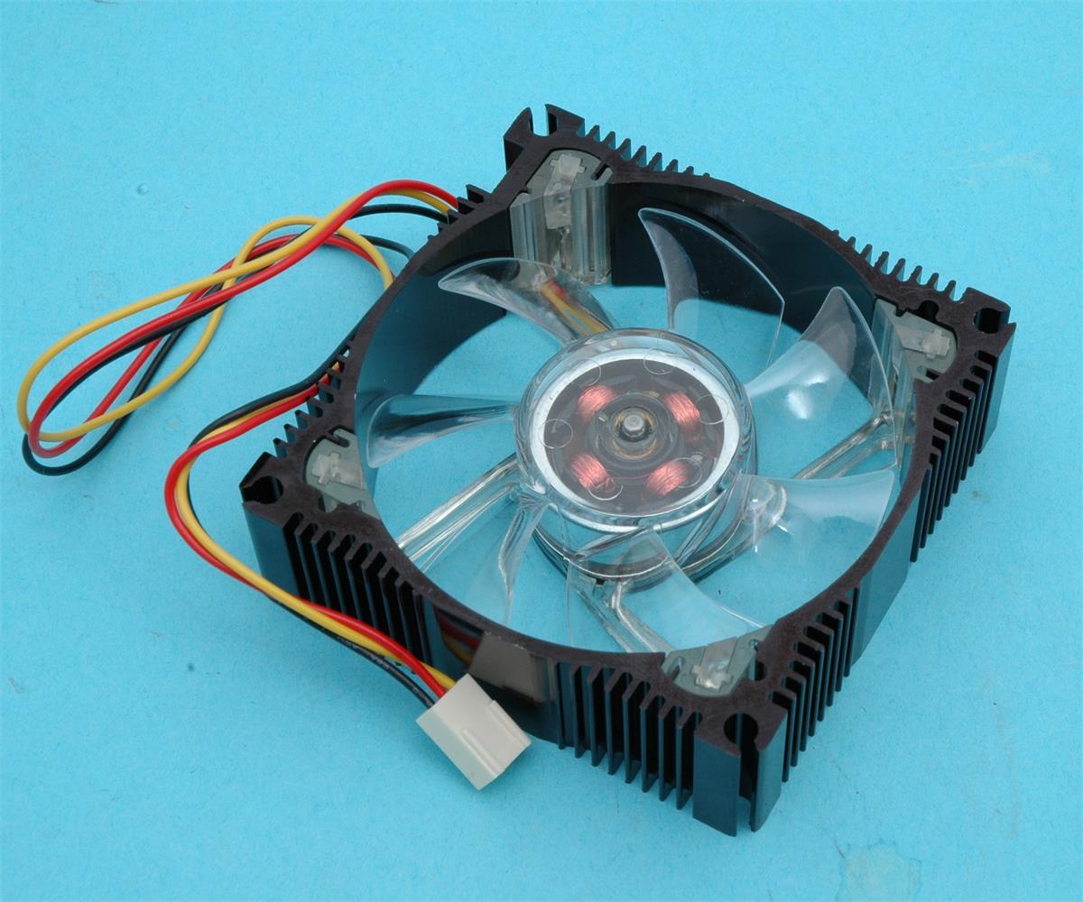 PRIMECOOLER PC-AB8025L12-4BL ALUMINIUM BLACK 4 BLUE LED ID0005435