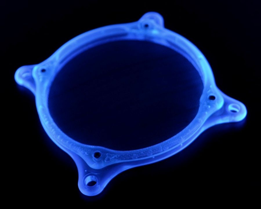 PRIMECOOLER PC-UFF80BL UV Sensitive Fan Filter (80mm, UV Blue)