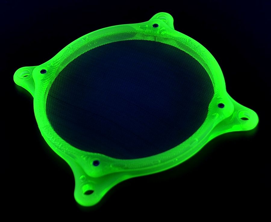PRIMECOOLER PC-UFF80G UV Sensitive Fan Filter (80mm, UV Green)
