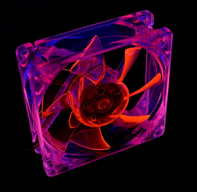 PRIMECOOLER PC-UV8025L12R UV FAN RED