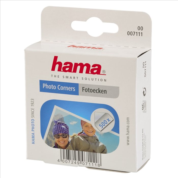Príslušenstvo Hama fotorožky samolepiace , transparentné, viskóza/papier, 500 ks 7111