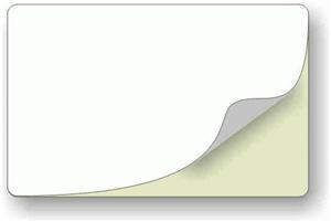 Príslušenstvo Zebra/Motorola ZXP3 polepky na karty 10mil PVC adhesive, balení 500ks 104523-010
