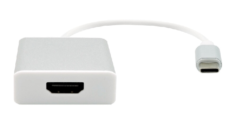 ProXtend adaptér/redukce USB-C na HDMI 4K (F) adaptér 20cm stříbrný PX-USBC-HDMI-0002S