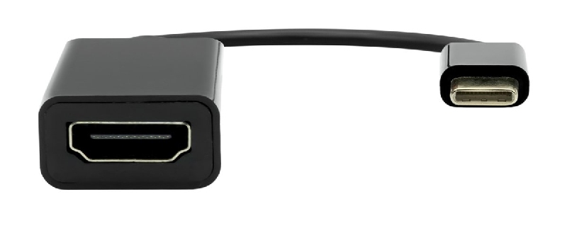 ProXtend adaptér/redukce USB-C na HDMI 4K (F) adaptér SLIM 20cm černá PX-USBC-HDMIS-0002