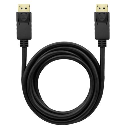ProXtend kabel DisplayPort 1.2, 4K*2K@60Hz, 2m černý - ZÁRUKA 5 LET PX-DP1.2-002