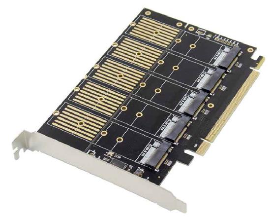 ProXtend karta adaptéru PCIe X16 M.2 B Key SSD PX-SA-10143