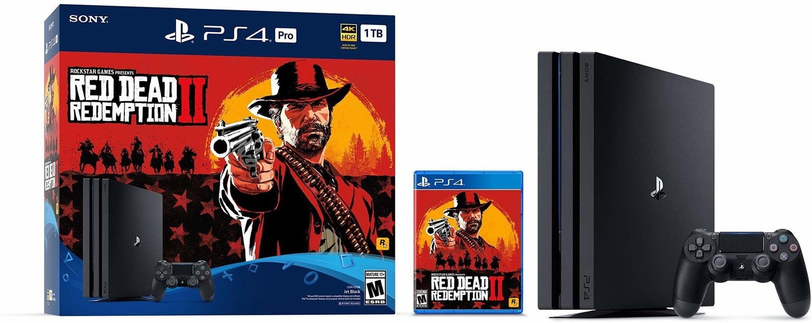 PS4 Pro - Playstation 4 1TB + Red Dead Redemption2 PS719760511