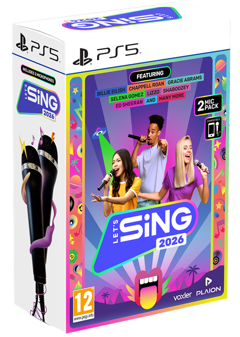 PS5 - Let’s Sing 2026 + 2 mikrofony 4020628555290